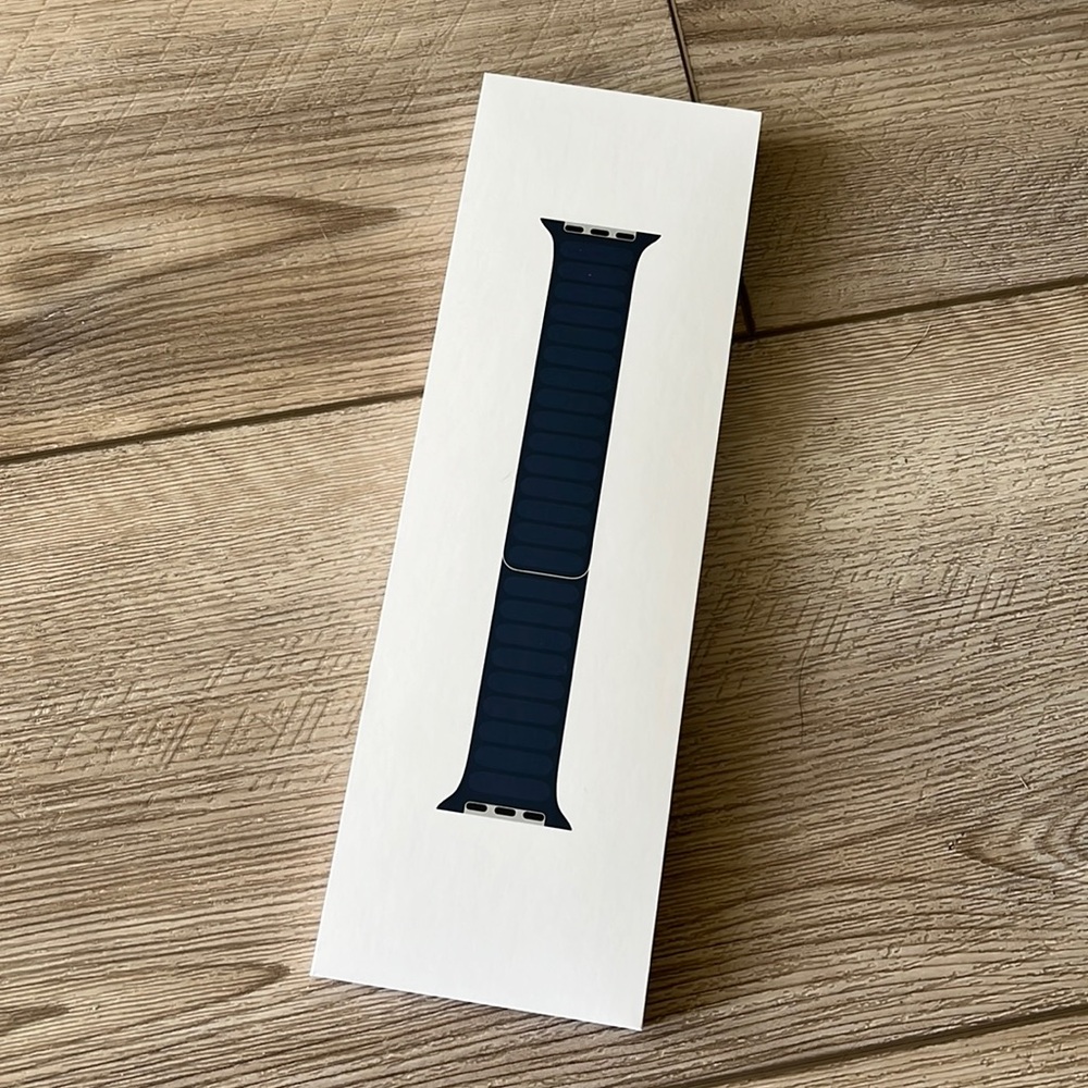 Apple Watch pacific blue magnetic link 45mm